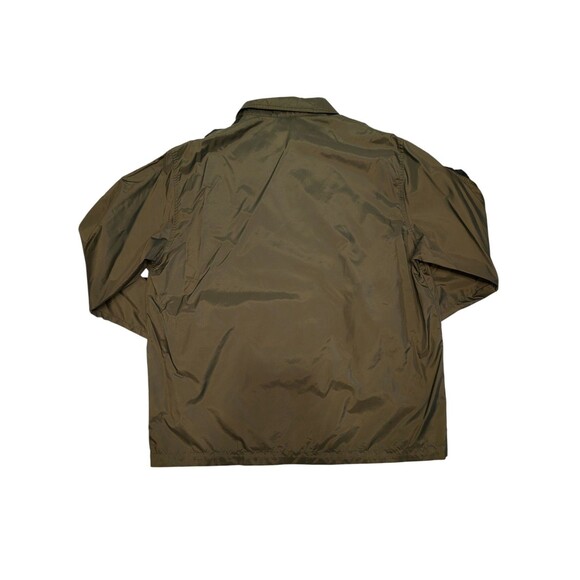 Vintage Nike Mens Jacket Medium Track Windbreaker Full Zip 90s Green - Picture 2 of 4